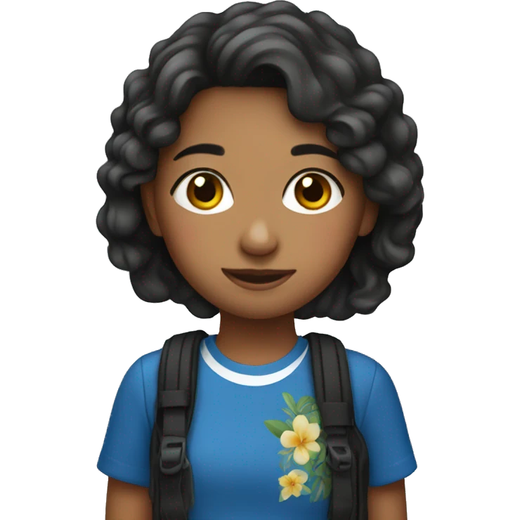 Girl with Honduras emoji