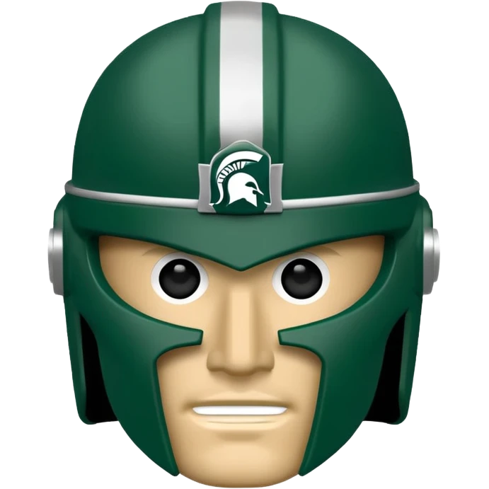 Michigan state sparty green  emoji