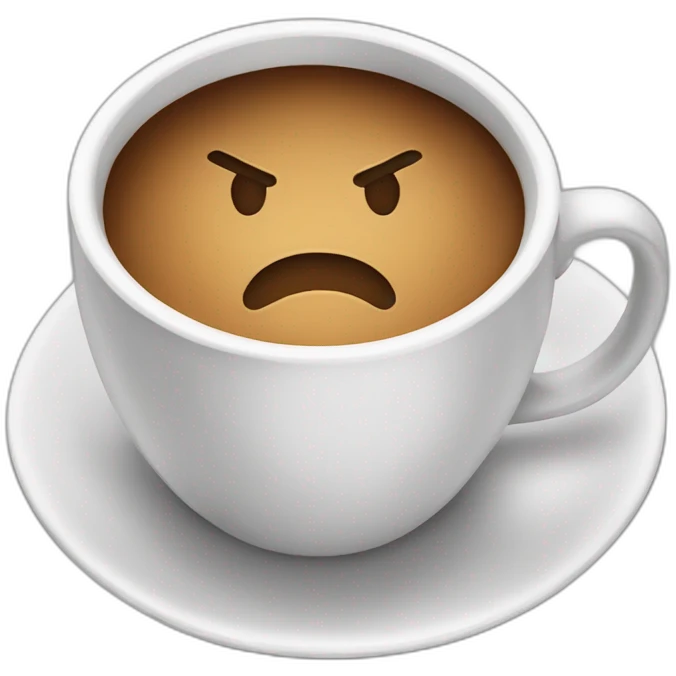 crossed out coffe emoji