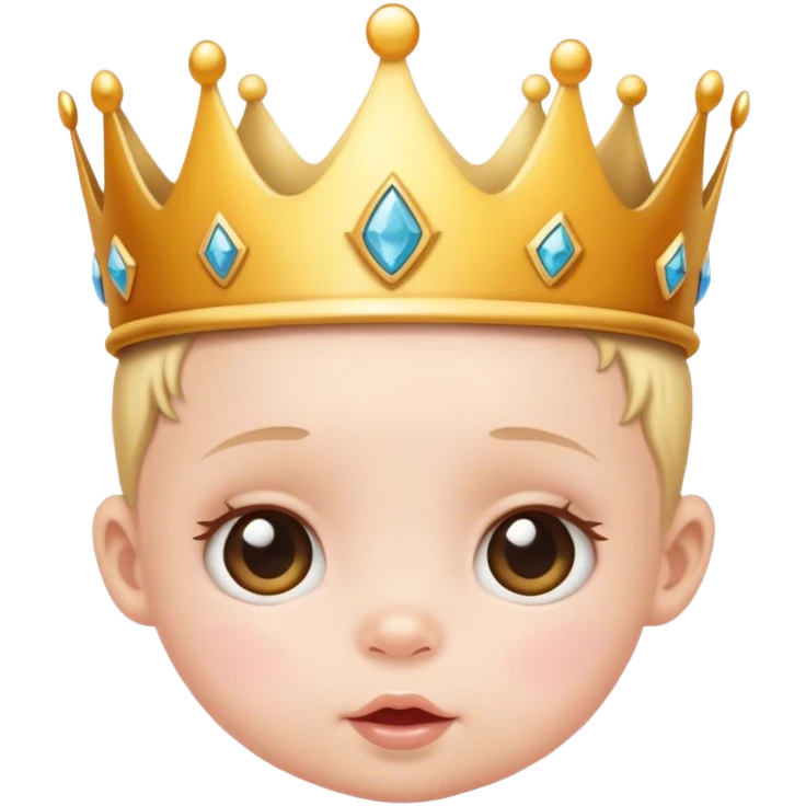 baby with crown emoji