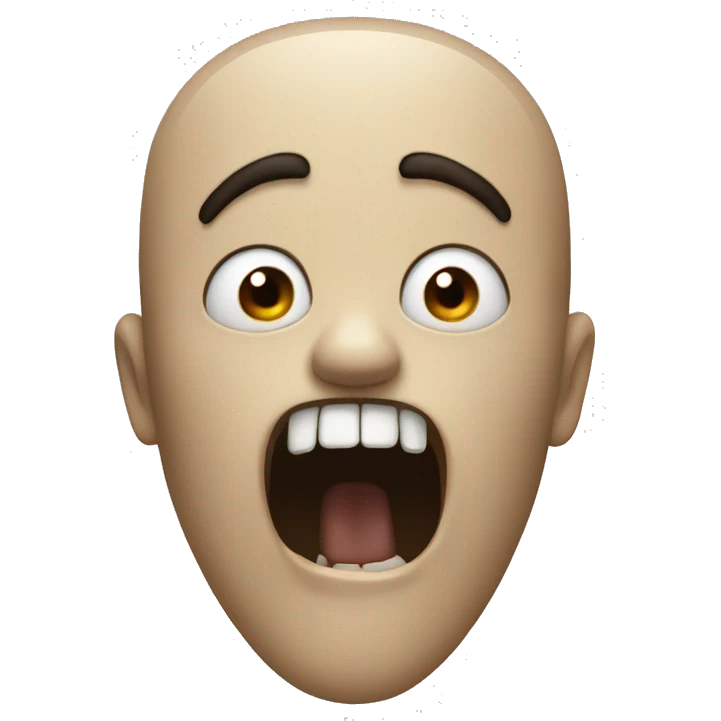 Scream emoji