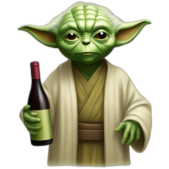 Yoda-Drink-wine emoji