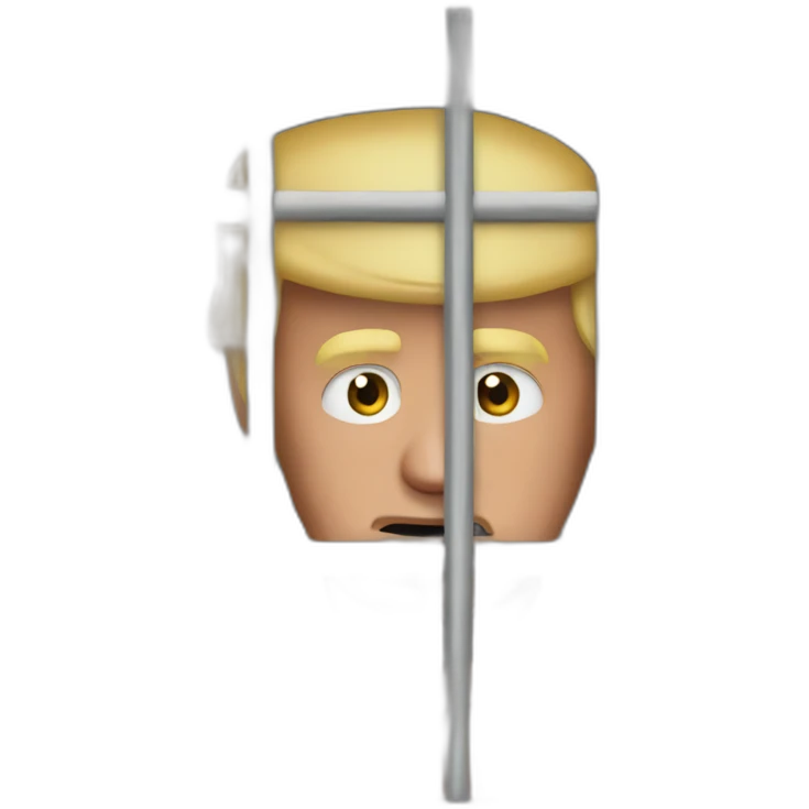 trump-in-jail-cell emoji