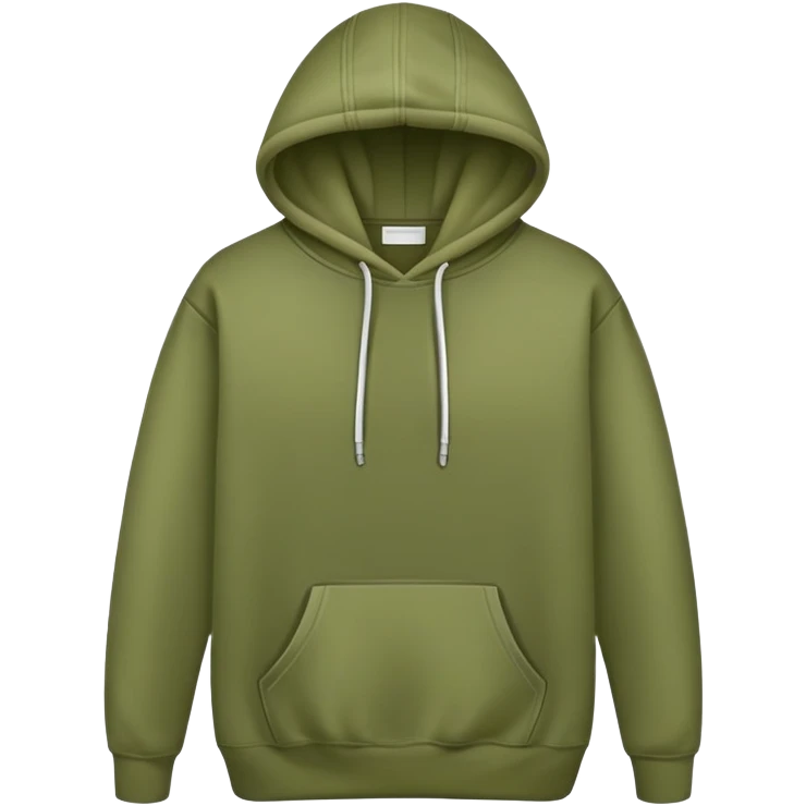 olive green hoodie emoji