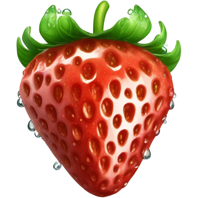 Sparkling and Strawberry emoji