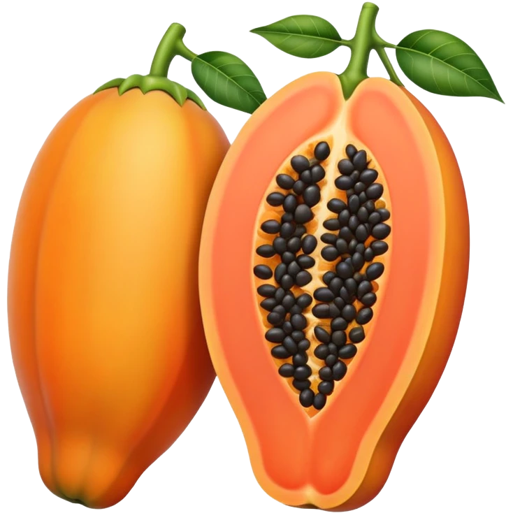papaya  emoji
