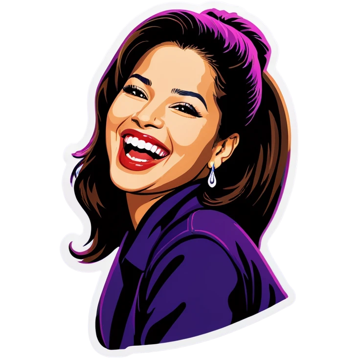 Selena Quintanilla laughing  emoji