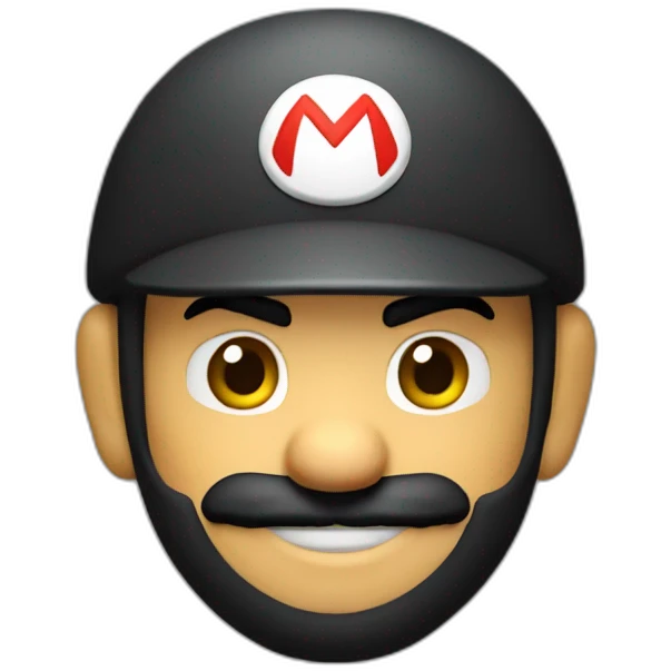 Mario Bross biker emoji