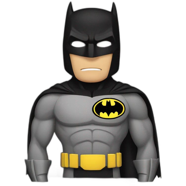 Batman thinking emoji