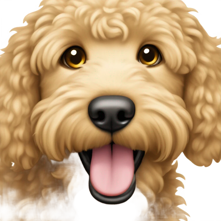 Golden doodle emoji