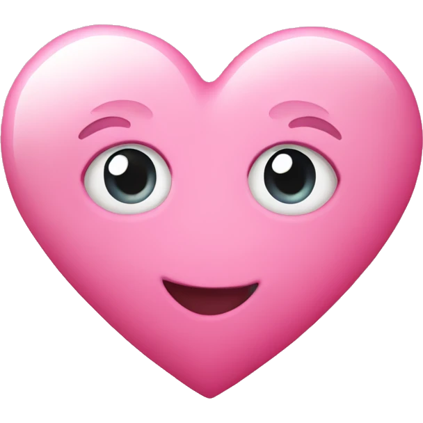 cute pink heart emoji