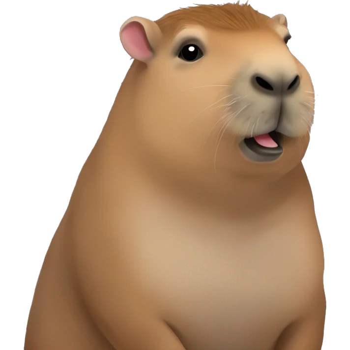 Enamordo capybara emoji