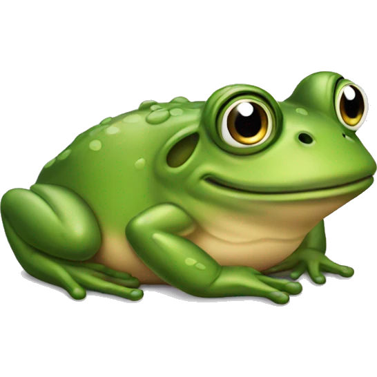 Frog wearing crocs  emoji
