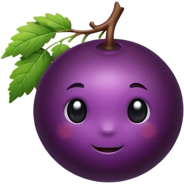 black currant emoji