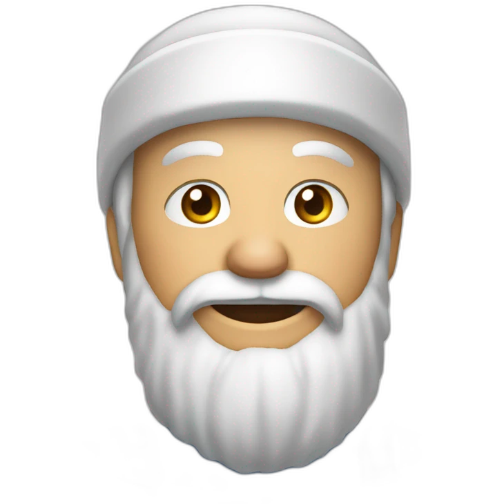 Un père Noël sur un pc emoji