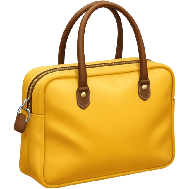 Yellow bag  emoji