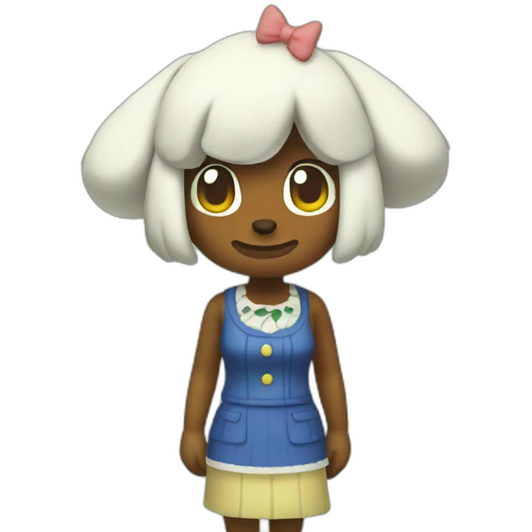 Marie animal crossing Nintendo emoji