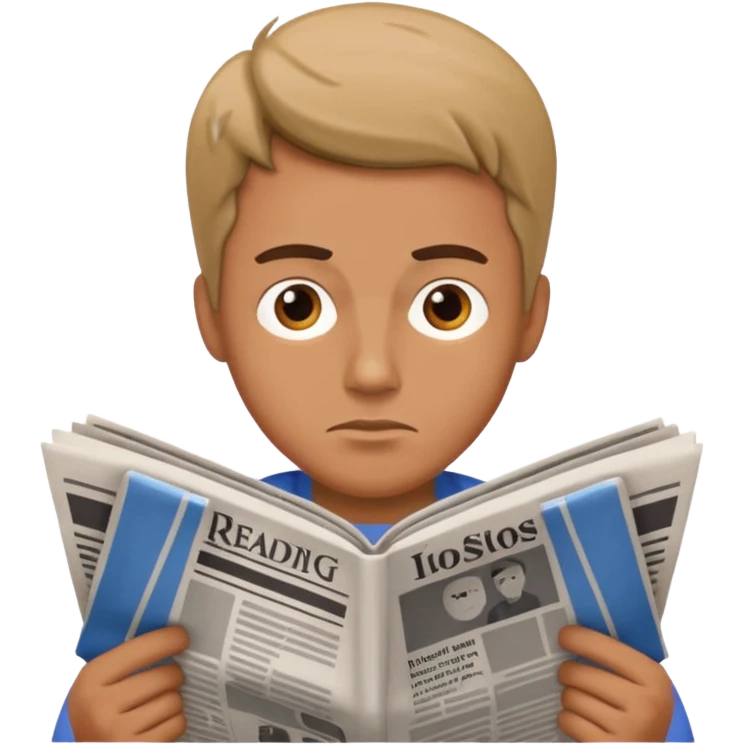 read paper with no rection man emoji