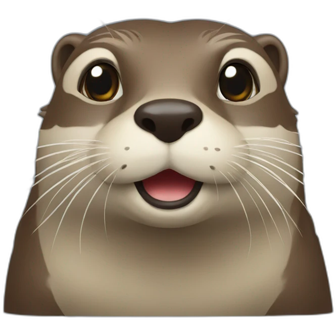 Loutre sur tortu emoji