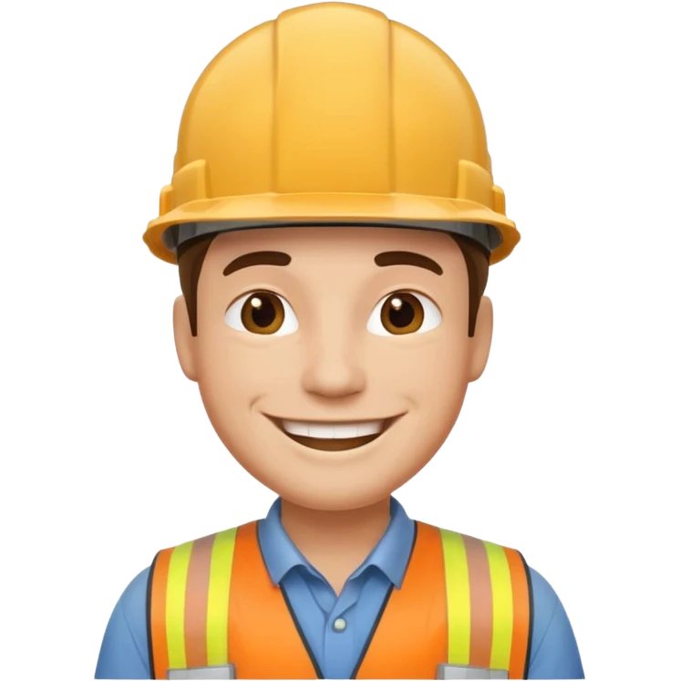Man in construction hat emoji