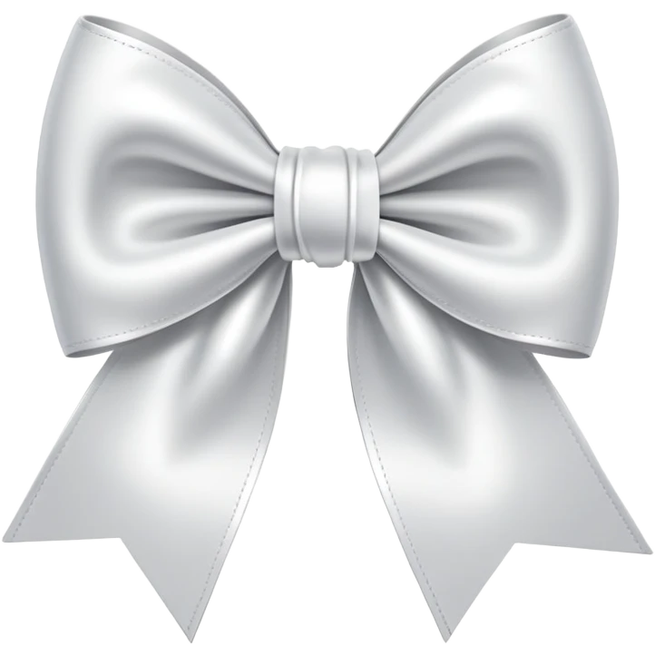 white bow emoji
