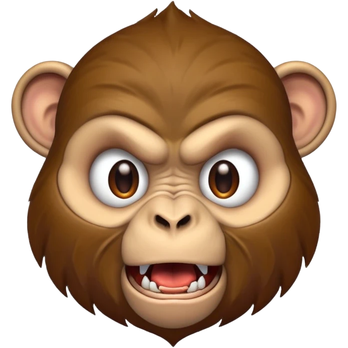 Angry monkey  emoji
