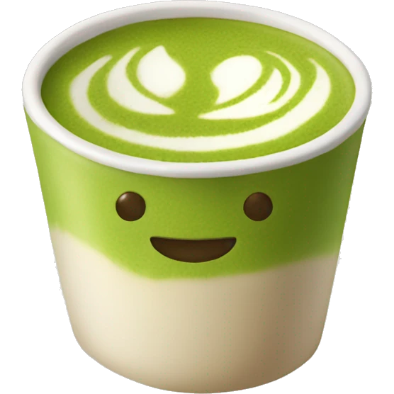 Matcha latte  emoji