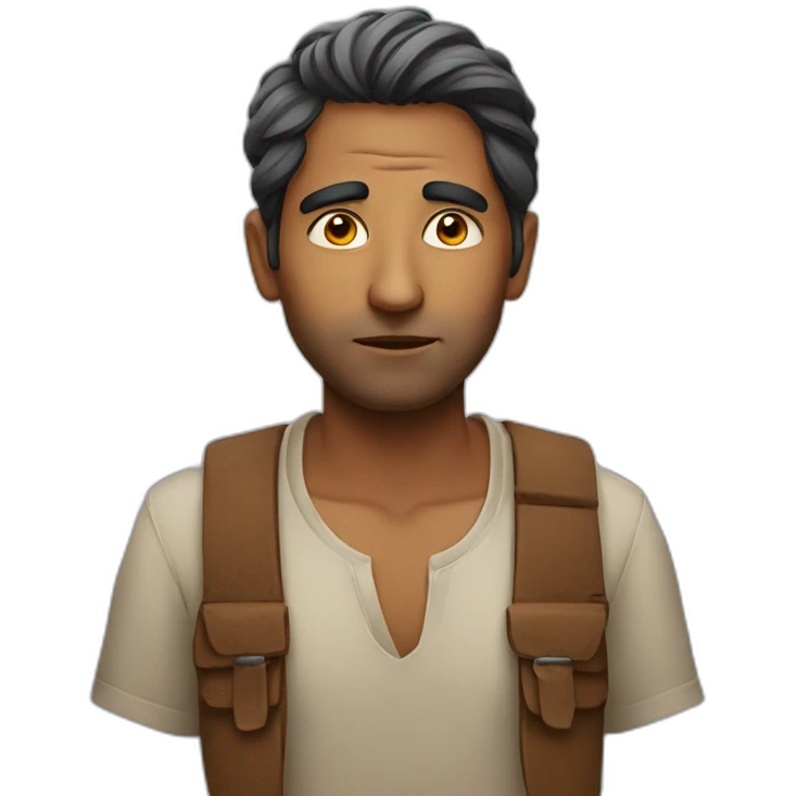 indian man thinking emoji