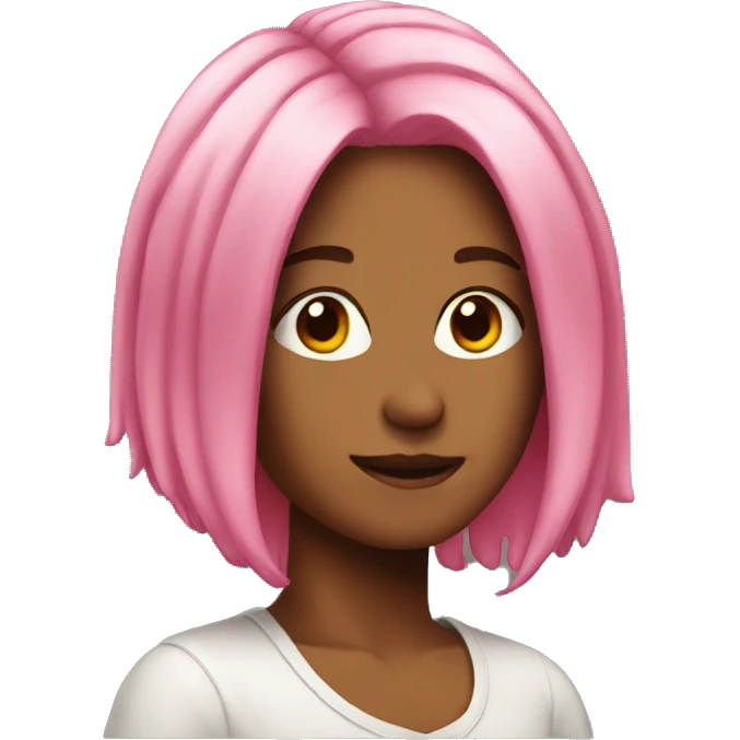 pink hair emoji