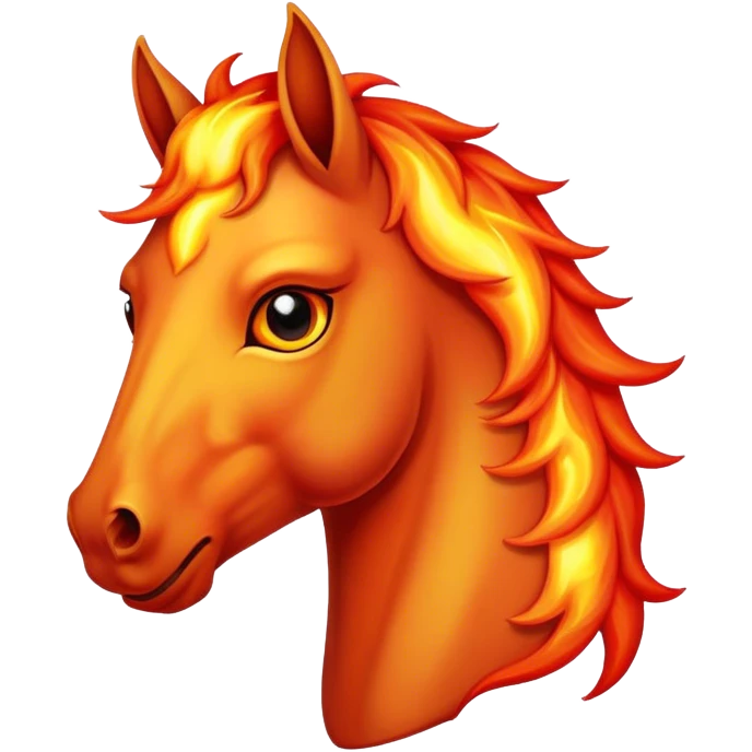 🐴🔥 (only head) emoji