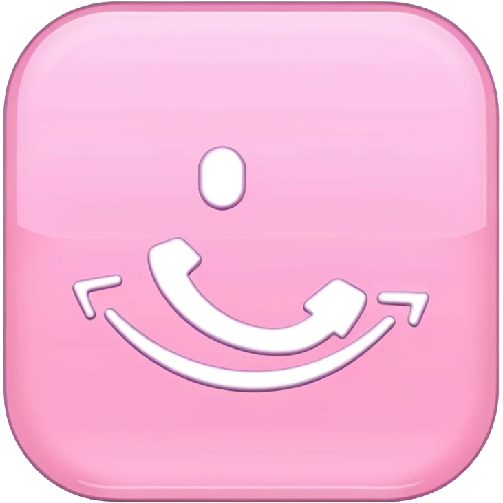 prime video aesthetic logo in pastel pink emoji