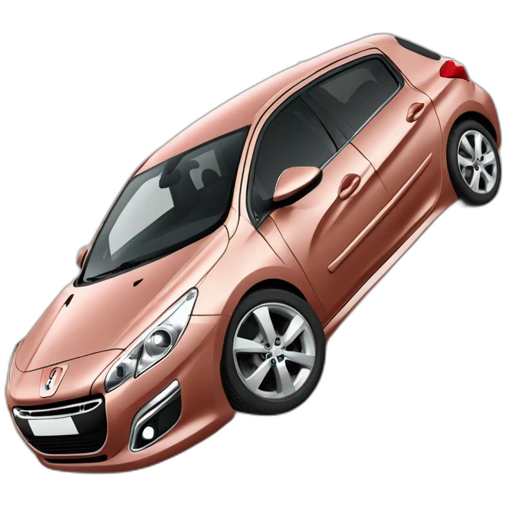 Peugeot 308 1 2012 accidenté emoji