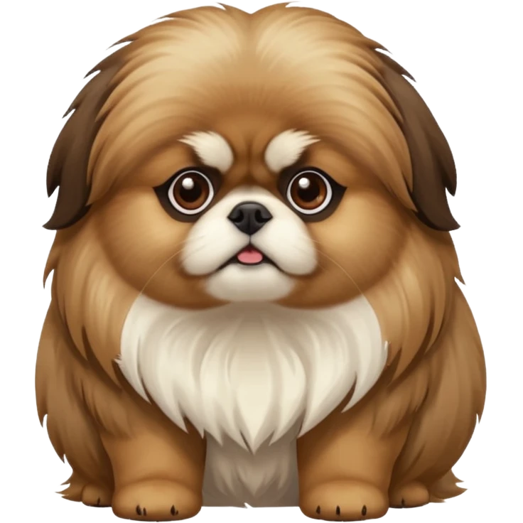 pekingese dog emoji