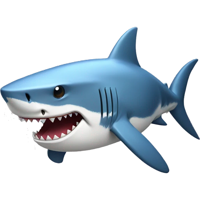 shark with muscles and a mustache  emoji