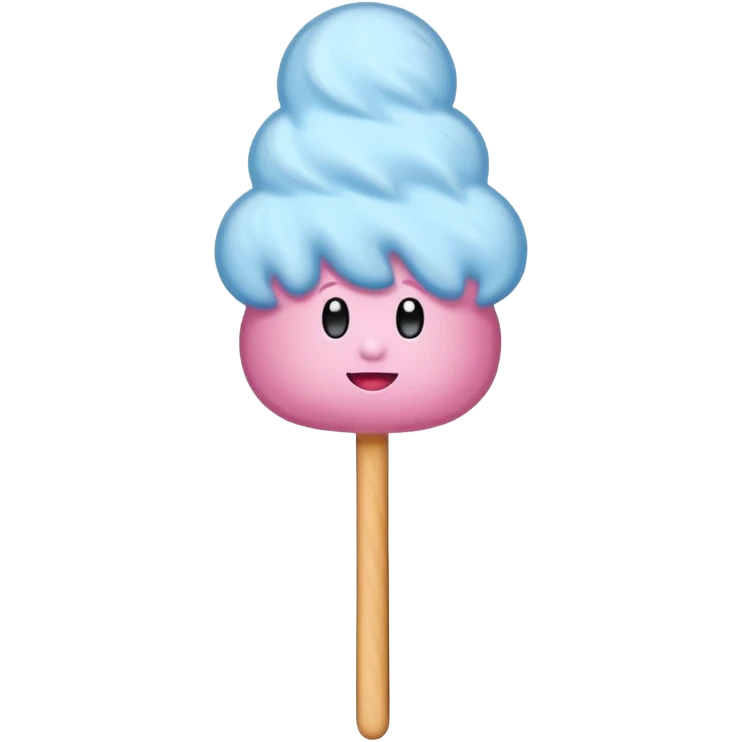 cotton candy stick  emoji