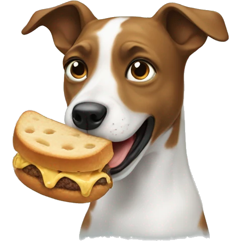 dog eating  emoji