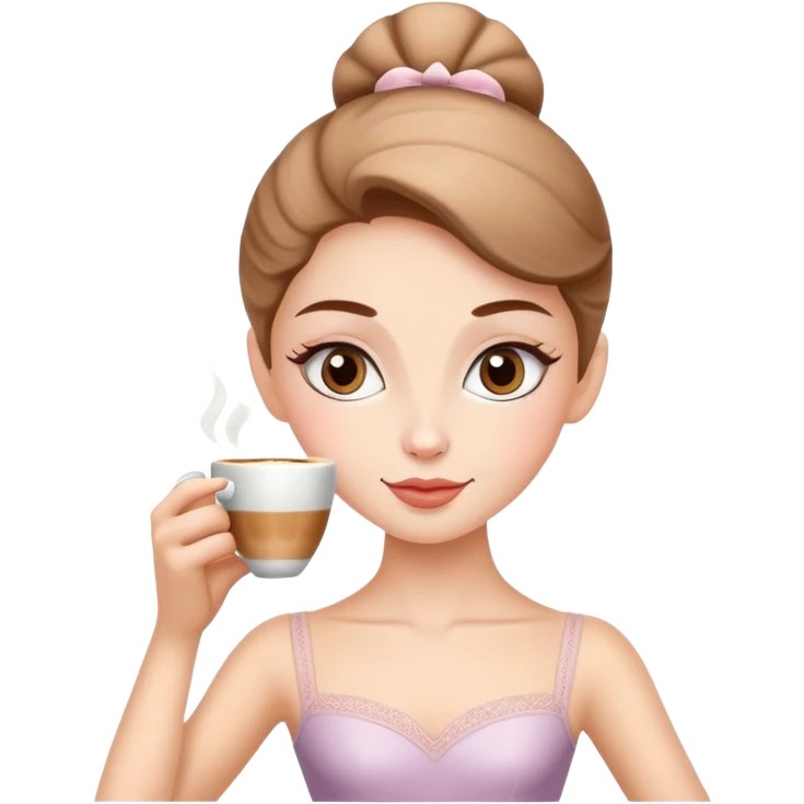 Ballerina cappuccino  emoji