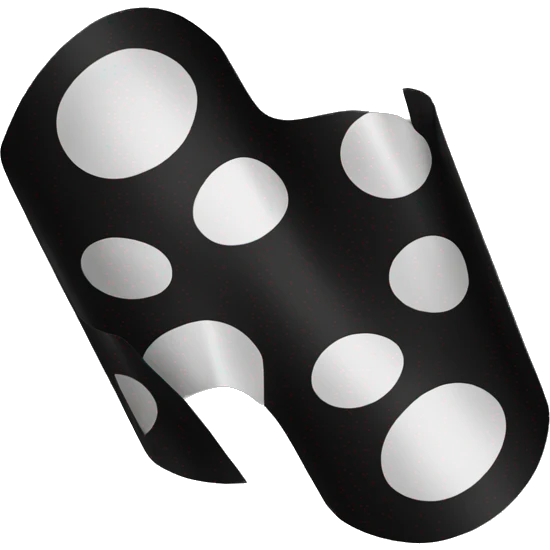 Black film roll emoji
