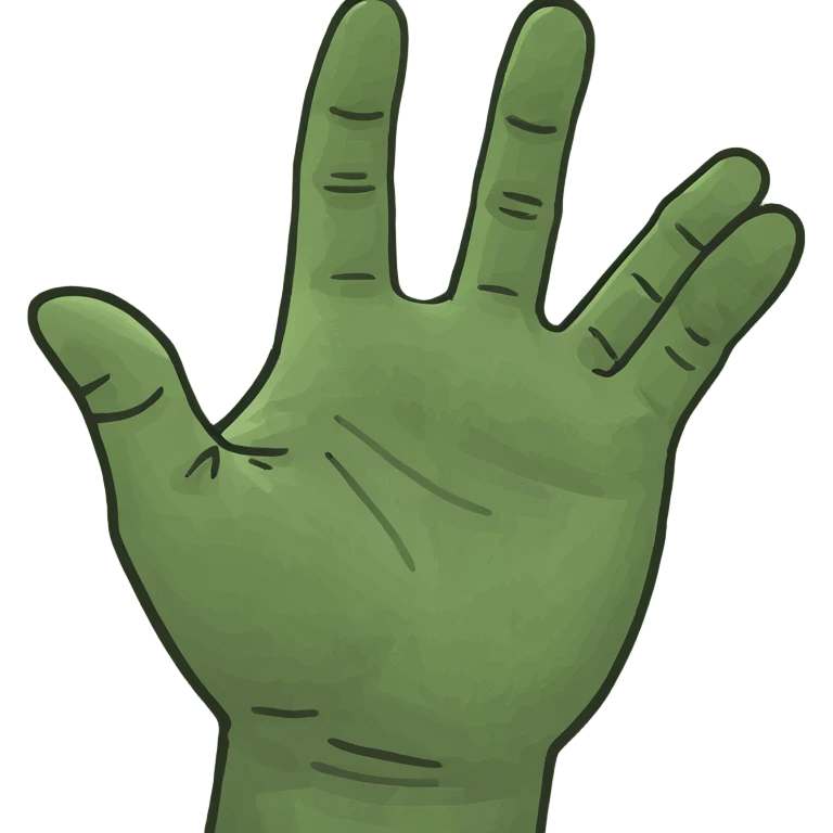Talk to the hand emoji