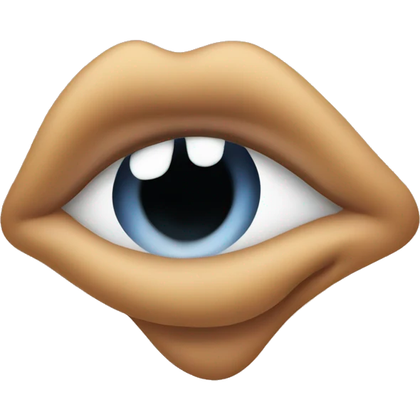 Bewitched nose wiggle emoji