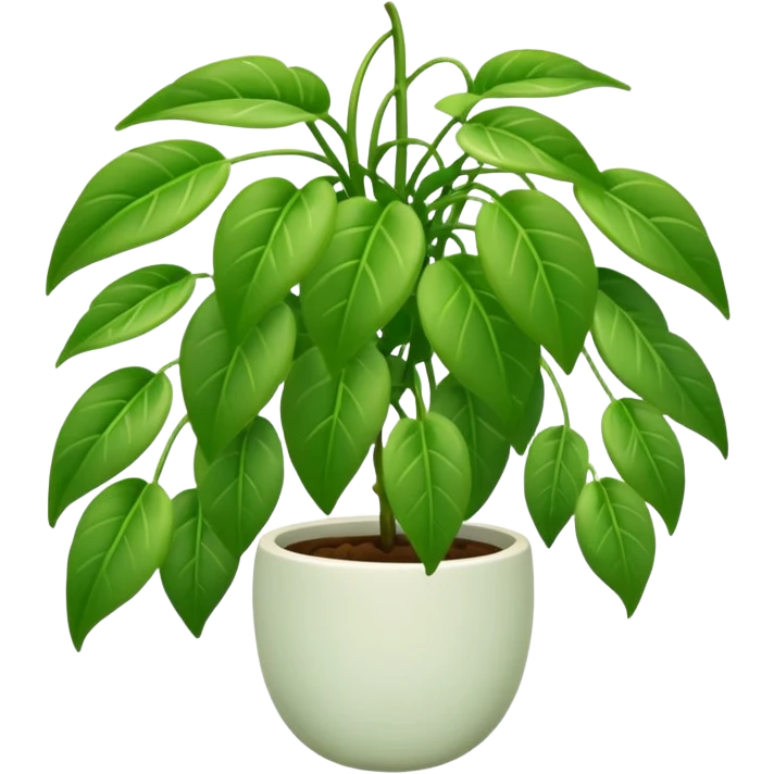 Hanging plant emoji