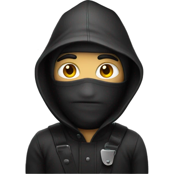 Burglar emoji