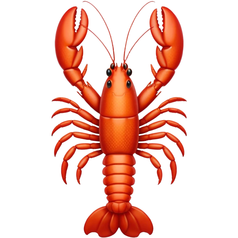 White lobster  emoji