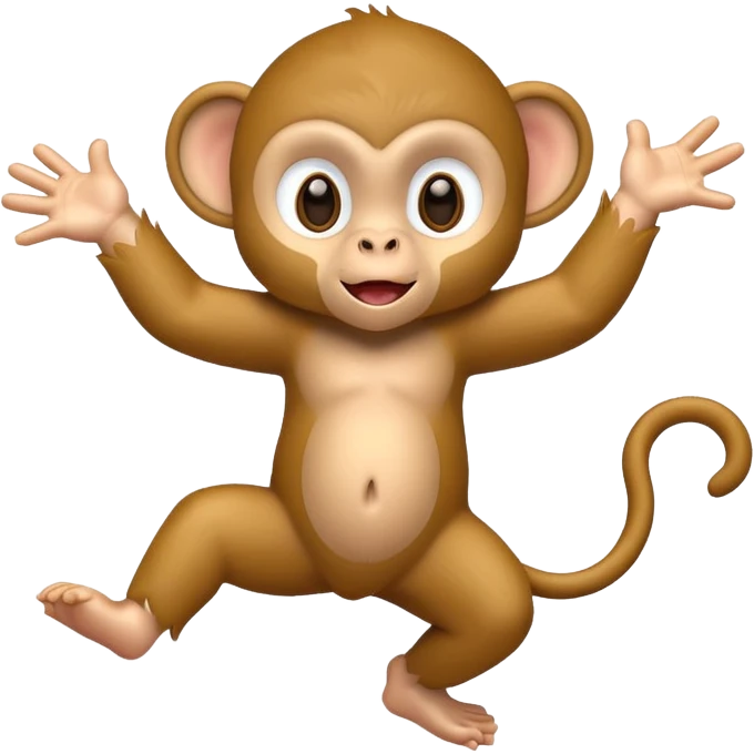 Baby monkey dancing  emoji