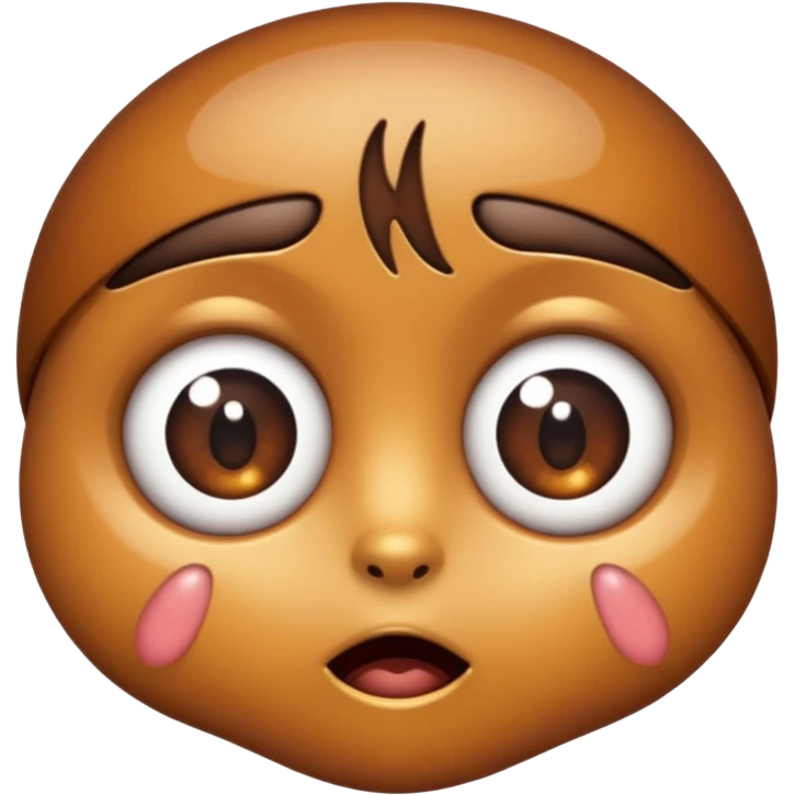 shit 💩 with lovely eyes 😍 emoji