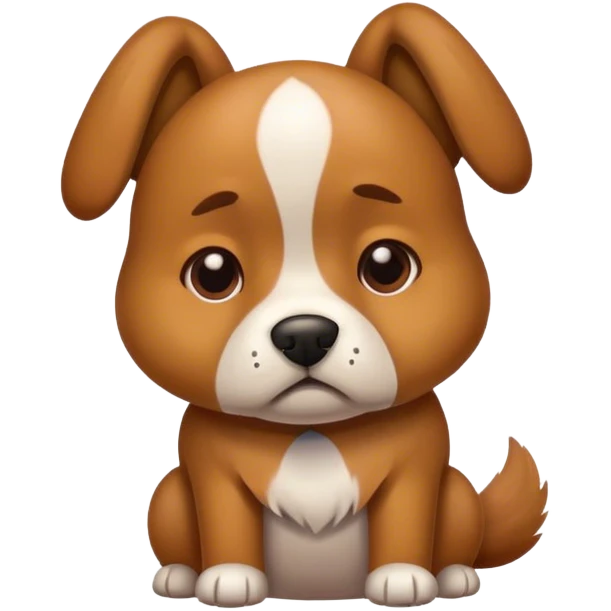 Dog saying sorry emoji