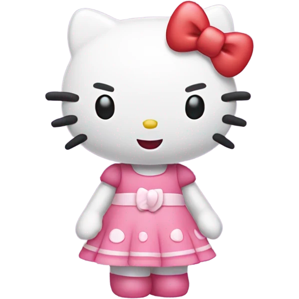 happy hello kitty emoji