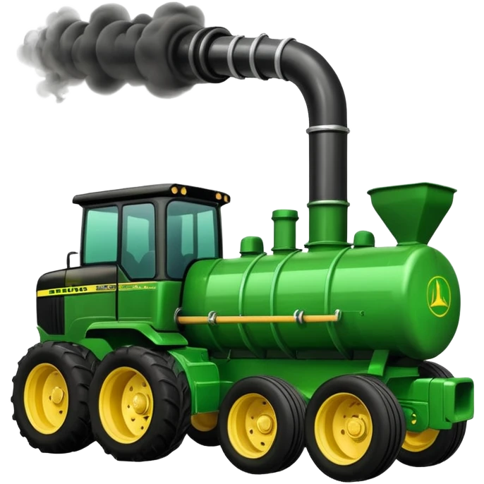 Gör en john deere med straight pipe och deoder snygg emoji