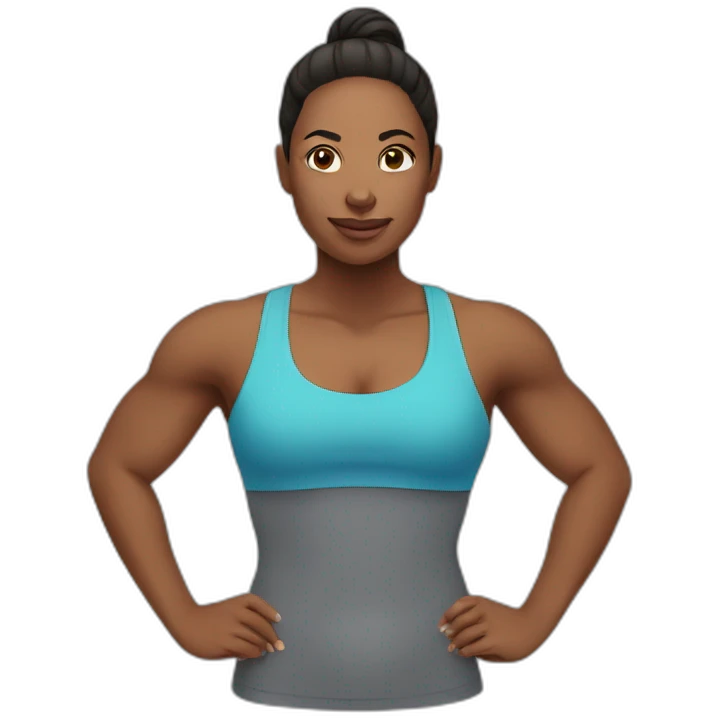 woman gym emoji