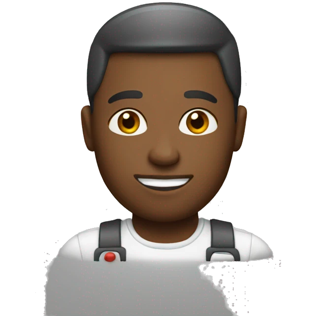 white fast food worker  emoji